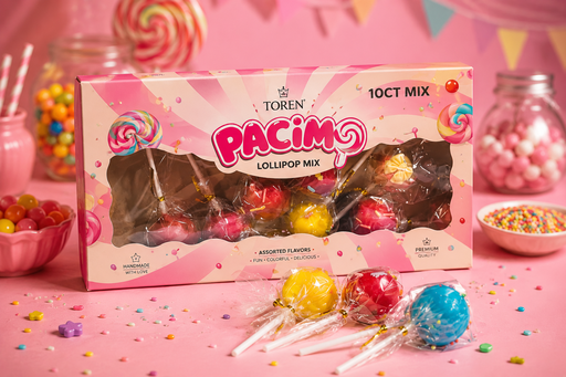 [PACIMO-MIX-10CT] PACIMO Mixed Lollipops 10ct